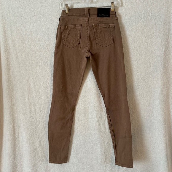 True Religion Halle Jeans in Mauve Size 26 - Practically New! - Picture 2 of 5